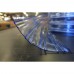 PVC strip curtains - clear 400x4mm (16″x0.16″) PVC strips standard grade ribbed overlap one hook - 35% - 7cm - 2.75" - price based on m2 