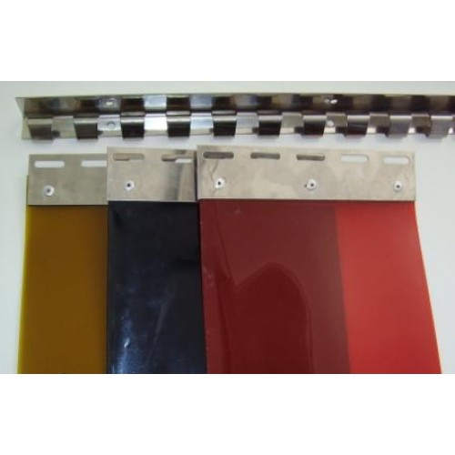 Green Tint PVC Strip Curtain Kit 2m Anti-Static - 200mm x 2mm D W x 2m 